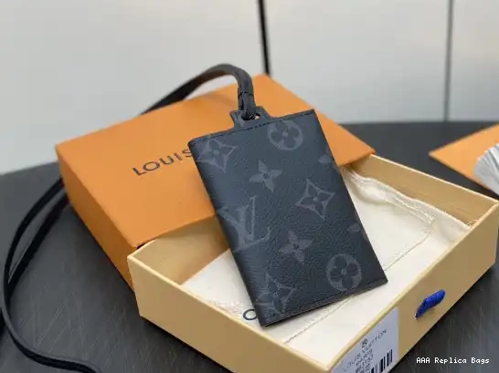 Aaa replica bags LOUIS VUITTON Necklace-7.6*10*0.5CM Card Holder 0603